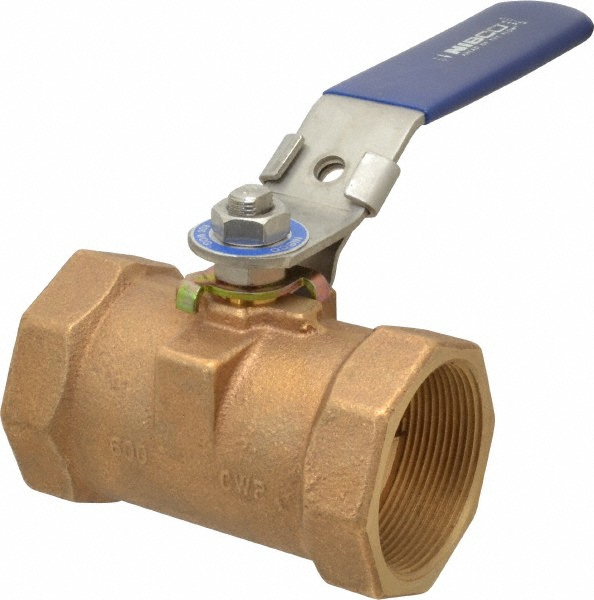 NIBCO Standard Manual Ball Valve: 2" Pipe, Reduced Port - NL940SD