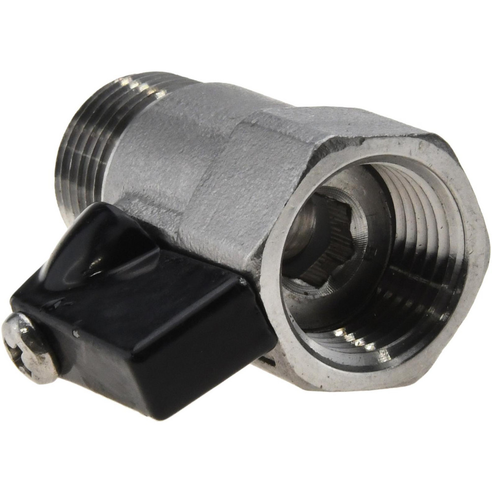 Value Collection Miniature Manual Ball Valve: 1/2" Pipe, Standard Port - 6Q03H15