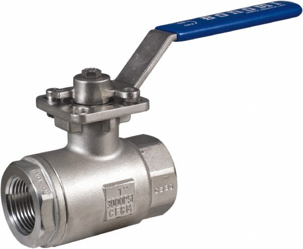 BONOMI Full Port Manual Ball Valve: 1/4" Pipe, Full Port - 3100 1/4