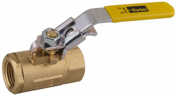 Parker Standard Manual Ball Valve: 1/2" Pipe - BD-XVVP500P-8-1
