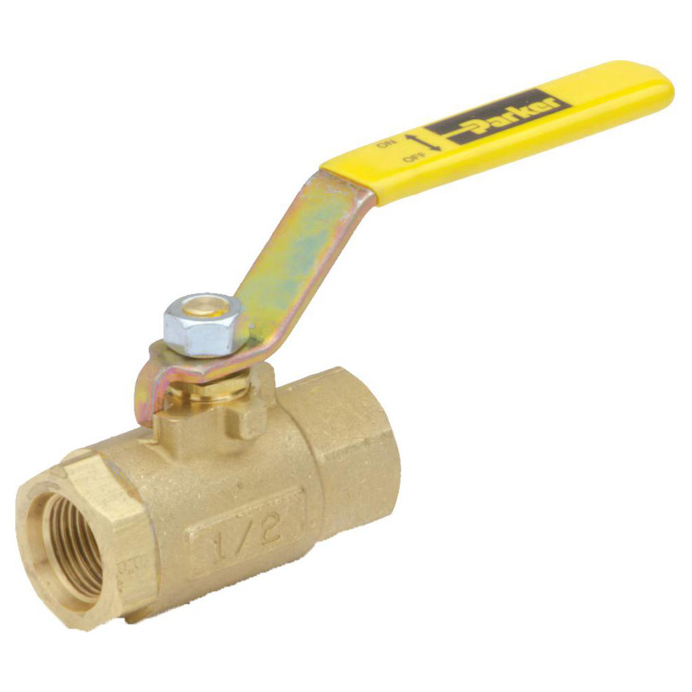 Parker Standard Manual Ball Valve: 1/2" Pipe - BD-XVVP500P-8-1