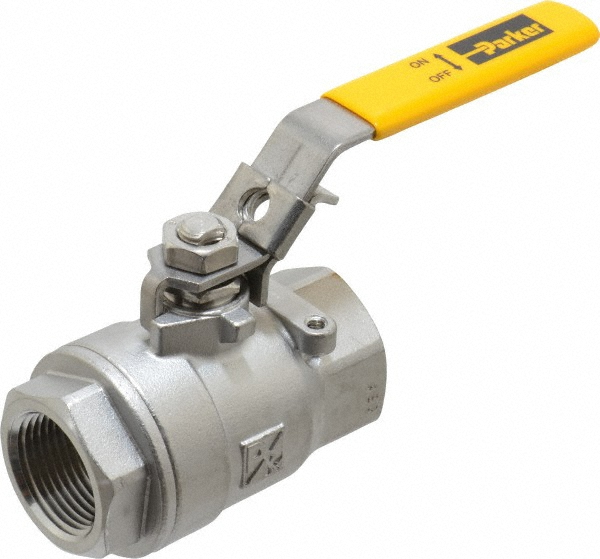 Parker Standard Manual Ball Valve: 1/2" Pipe - BD-XVVP500P-8-1