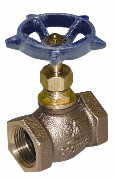 Legend Valve 1" Pipe, FNPT Ends, Brass Rising Stem Globe Valve - 103-105NL