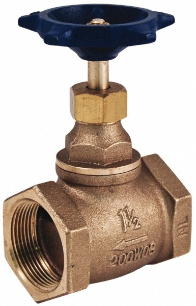 Legend Valve 1" Pipe, FNPT Ends, Brass Rising Stem Globe Valve - 103-105NL