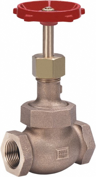 Legend Valve 1" Pipe, FNPT Ends, Brass Rising Stem Globe Valve - 103-105NL