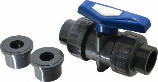Simtech True Union Manual Ball Valve: 2-1/2" Pipe, Full Port - TBS 502 3 025