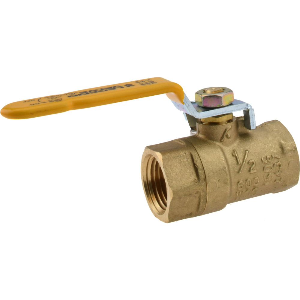 Legend Valve 2-Way Manual Ball Valve: 1/2" Pipe, Full Port - 101-063