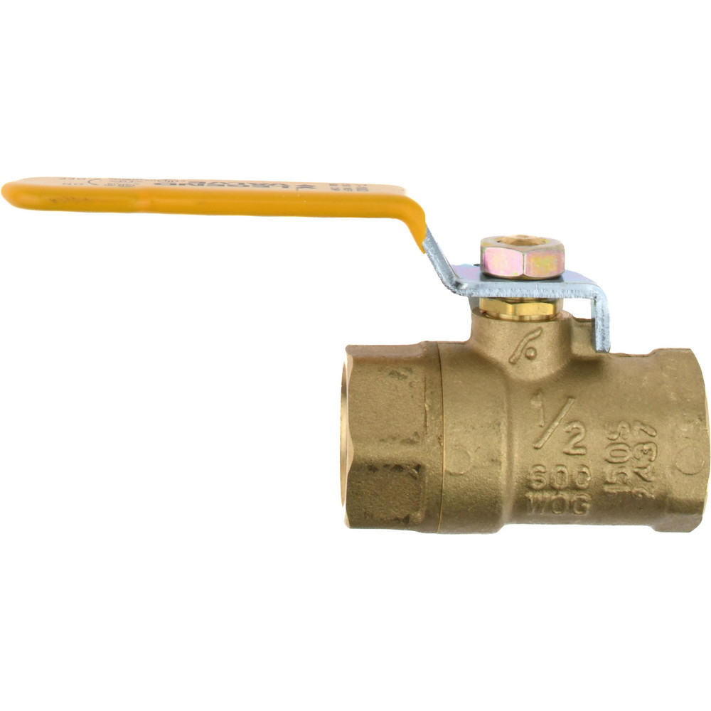 Legend Valve 2-Way Manual Ball Valve: 1/2" Pipe, Full Port - 101-063