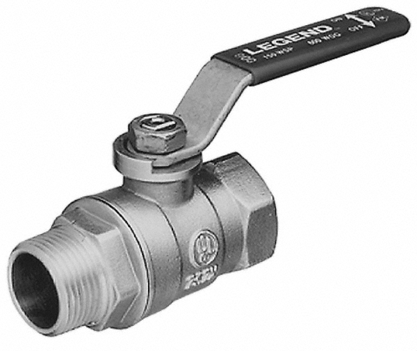 Legend Valve Standard Manual Ball Valve: 1" Pipe, Large Port - 101-525