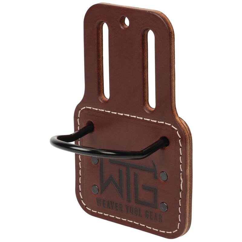 Weaver Tool Gear 2-1/2 in. Tool Belt Hammer Holder Leather Brown - 85620-36-01