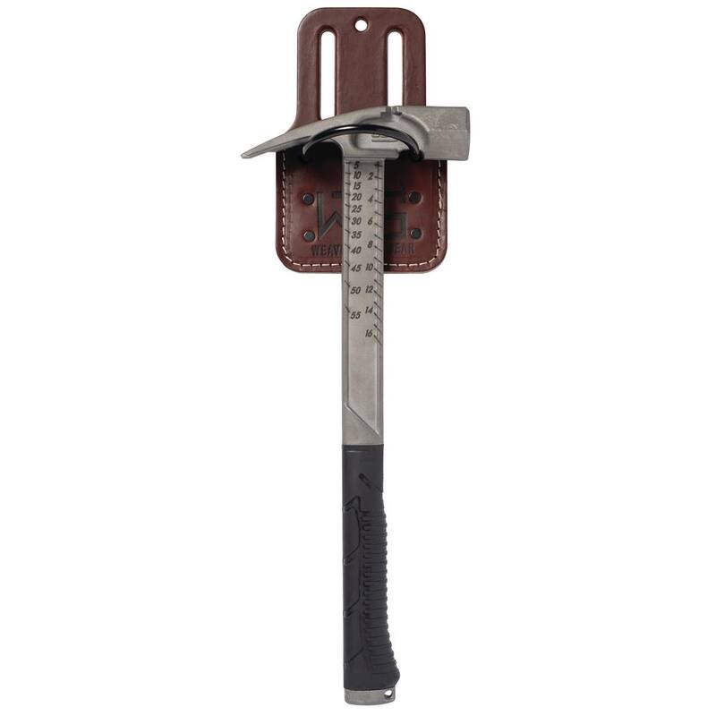 Weaver Tool Gear 2-1/2 in. Tool Belt Hammer Holder Leather Brown - 85620-36-01