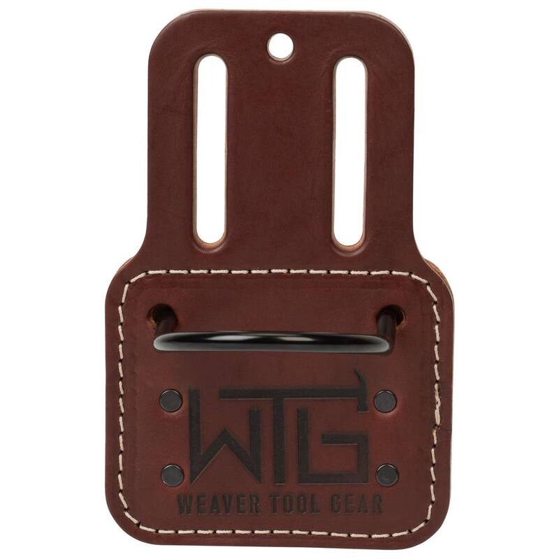 Weaver Tool Gear 2-1/2 in. Tool Belt Hammer Holder Leather Brown - 85620-36-01