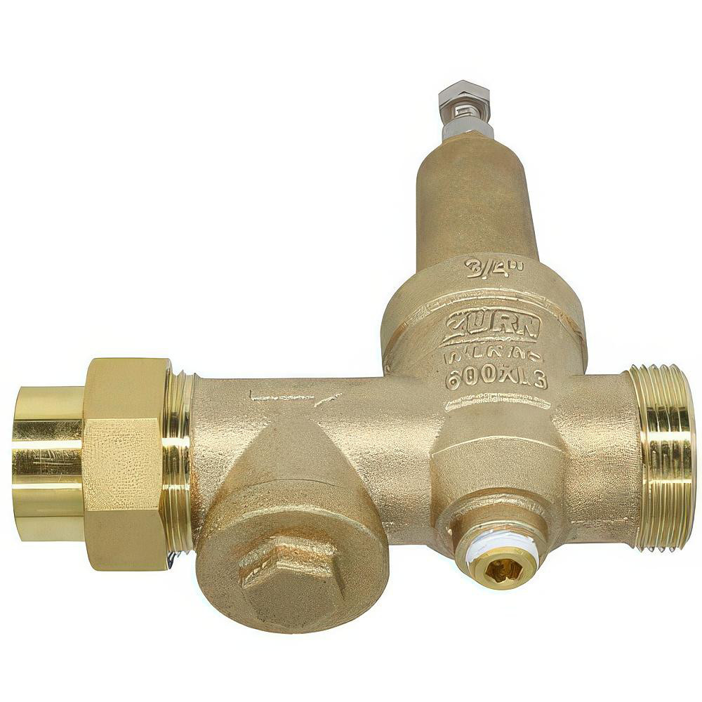 Zurn Pressure Reducing Valves: Pipe Size: 0.75; End Connection: FNPT x FNPT; Body Material: Bronze - 34-600XL3HR