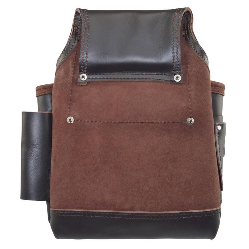 Graintex 9-Pocket Oil Tanned Leather Framers Nail and Tools Pouch - OS2085