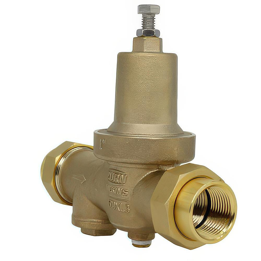 Zurn Pressure Reducing Valves: Pipe Size: 1; End Connection: Solder x Solder; Body Material: Bronze - 1-600XL3DUC