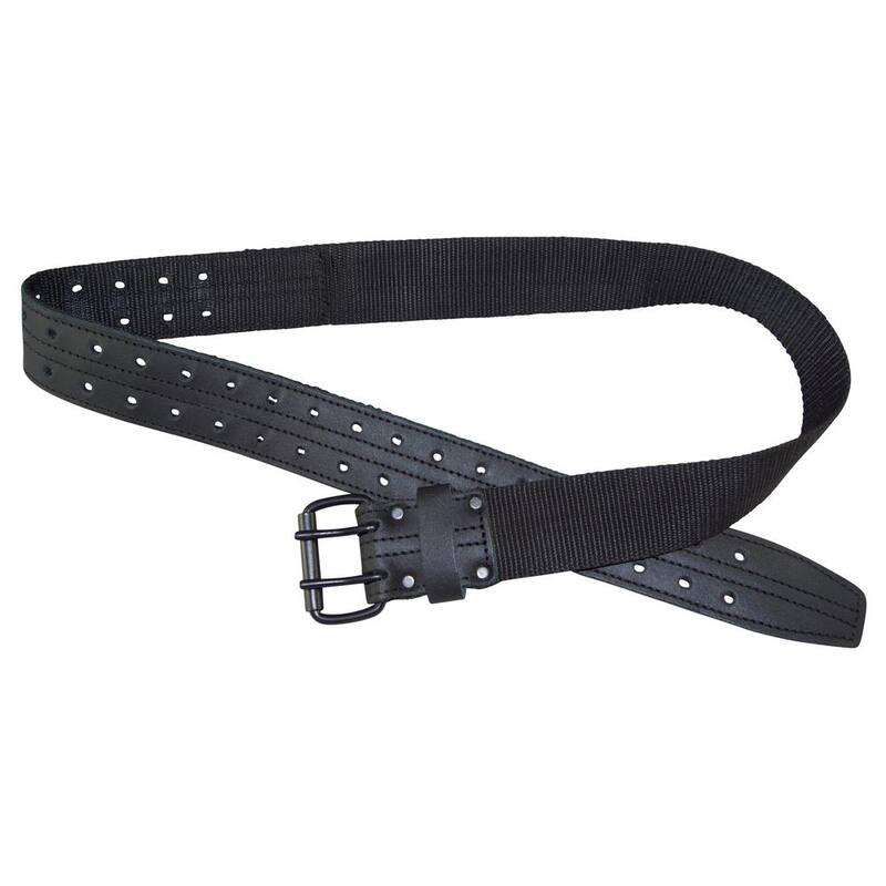 Graintex 54 in. Polyester Web Belt with Leather Trim - PB2023