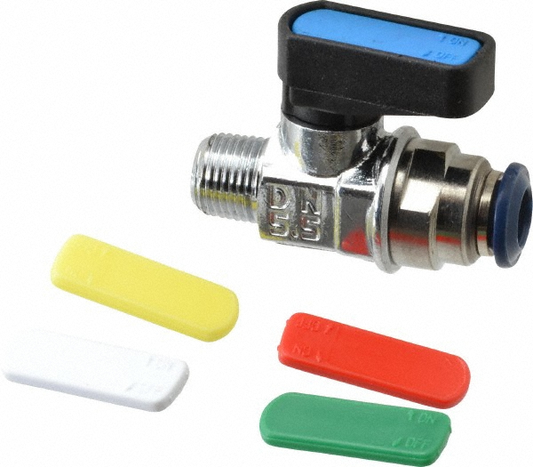 Aignep USA Standard Manual Ball Valve: 1/4" Pipe, Full Port - 86720-04