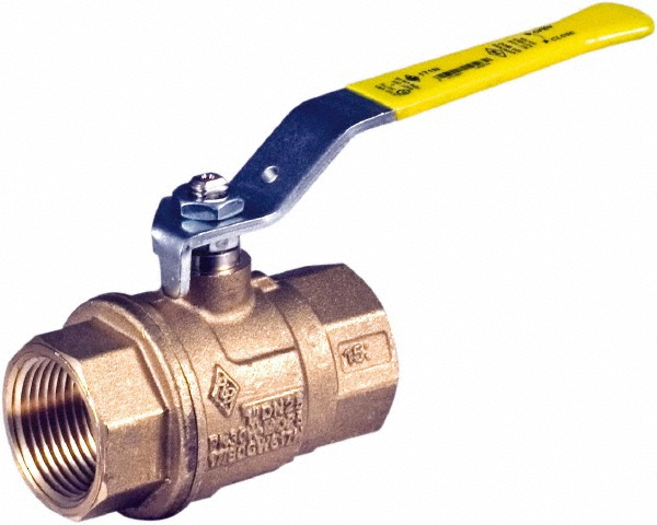 BONOMI Full Port Bi-Directional Manual Ball Valve: 3/8" Pipe, Full Port - 171N-3/8