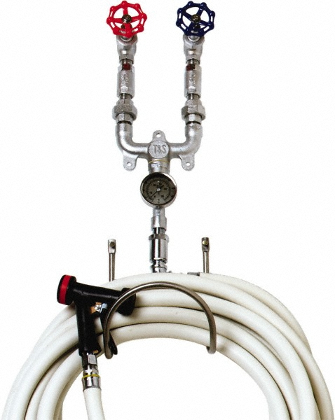 T&S Brass 3/4" Pipe, 200 Max psi, Chrome Plated Brass Water Mixing Valve & Unit - MV-0771-12CW