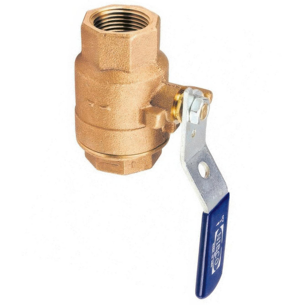 NIBCO Standard Manual Ball Valve: 1-1/2" Pipe, Standard Port - NL9500C