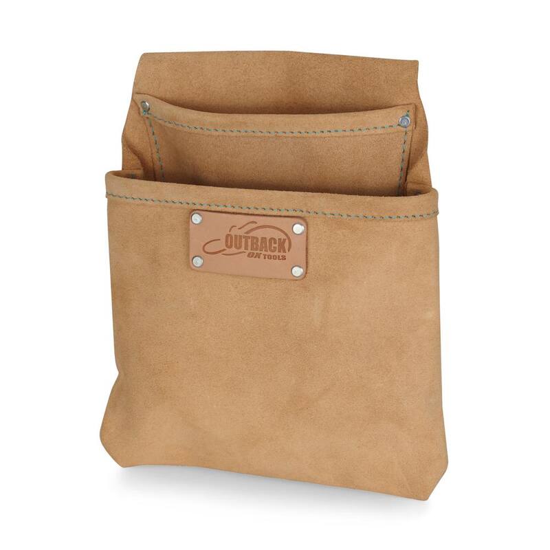 OX TOOLS Tradesman Suede 3-Pocket Fastener Bag - OX-T263203