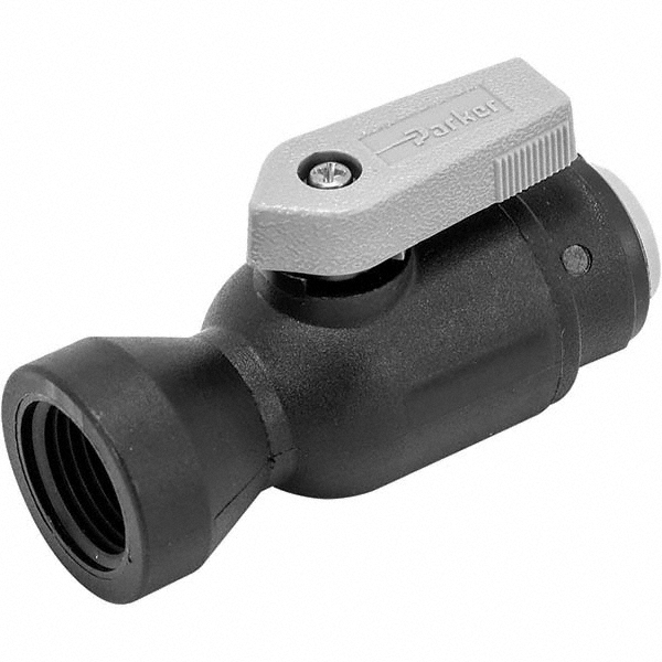 Parker Bi-Directional Manual Ball Valve: 3/8" Pipe - PPB6VUC6-MG