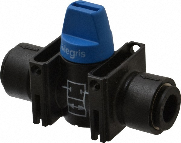 Parker Bi-Directional Manual Ball Valve: 3/8" Pipe - PPB6VUC6-MG