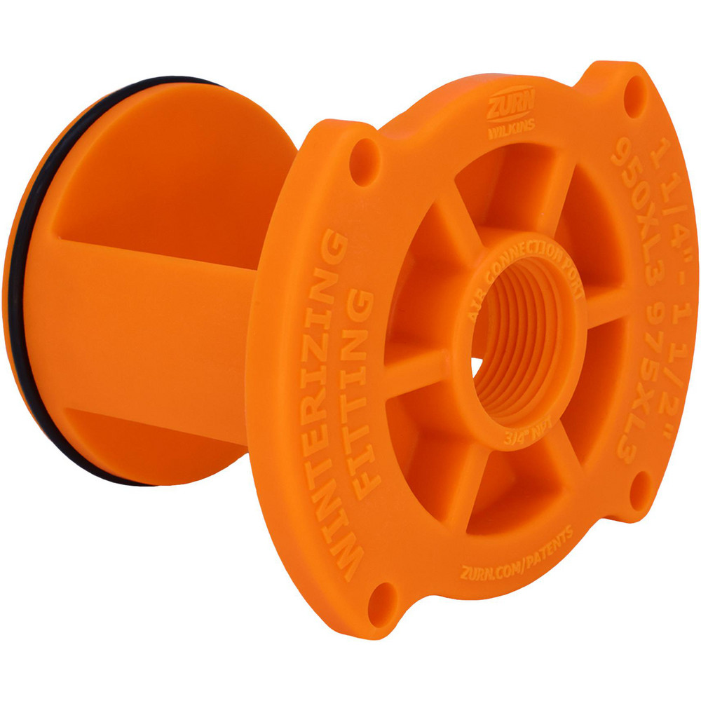 Zurn Backflow Preventer Accessories: Air Gap, Water, 1-1/4 - 1-1/2 in, PVC - RK114-112-900XL3WF