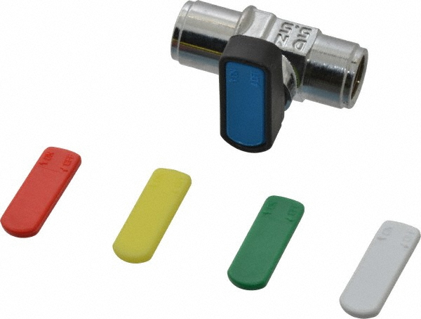 Aignep USA Miniature Manual Ball Valve: 3/8" Pipe - 86320-06-06