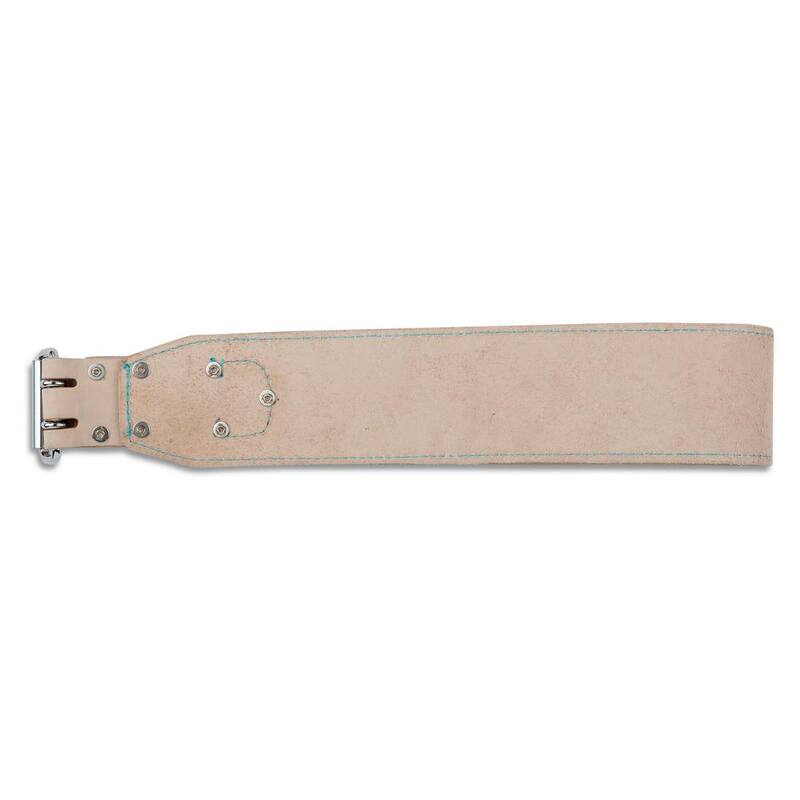 OX TOOLS Pro 3 in. Large White Leather Tool Belt - OX-P266934