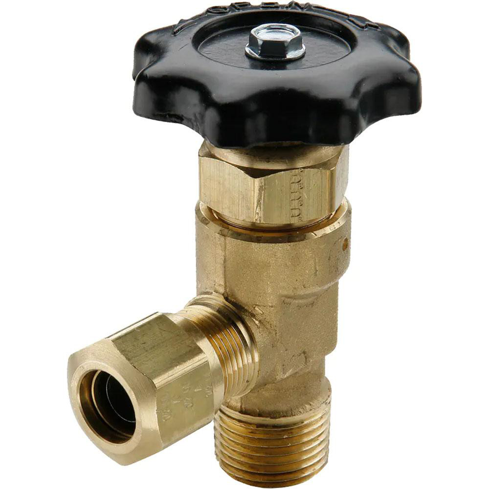 Parker FNPTF x MNPTF End Connection Brass Truck Valve - V405P-6-8