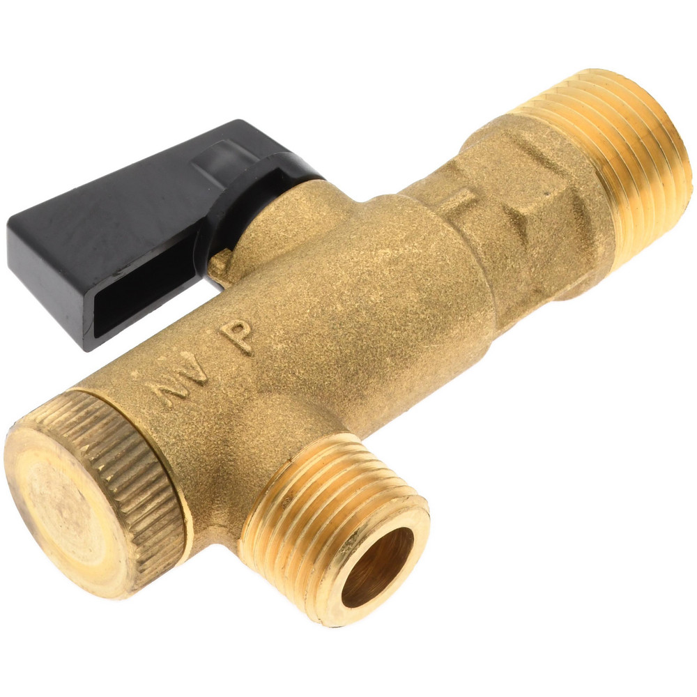 PRO-SOURCE Filter Manual Ball Valve: 3/8 x 1/2" Pipe, NPT Port - 9820438035JP