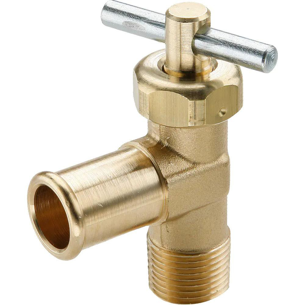 Parker Hose I.D. x MNPTF End Connection Brass Truck Valve - V404P-6-6