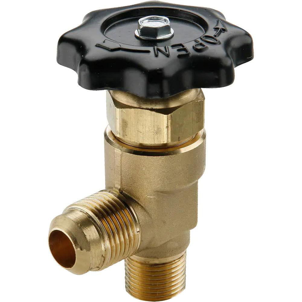 Parker Hose I.D. x MNPTF End Connection Brass Truck Valve - V404P-6-6