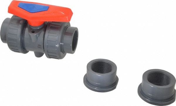 Simtech True Union Manual Ball Valve: 1-1/4" Pipe, Full Port - TBB 101 1 012
