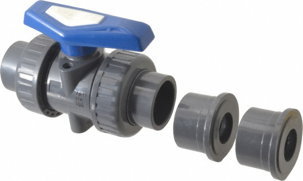Simtech True Union Manual Ball Valve: 1-1/4" Pipe, Full Port - TBB 101 1 012
