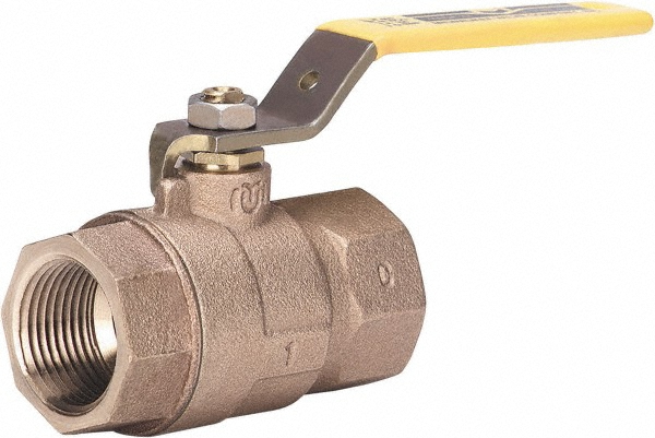 Apollo® Manual Ball Valve: 3/8" Pipe, Full Port, Bronze - 7710246