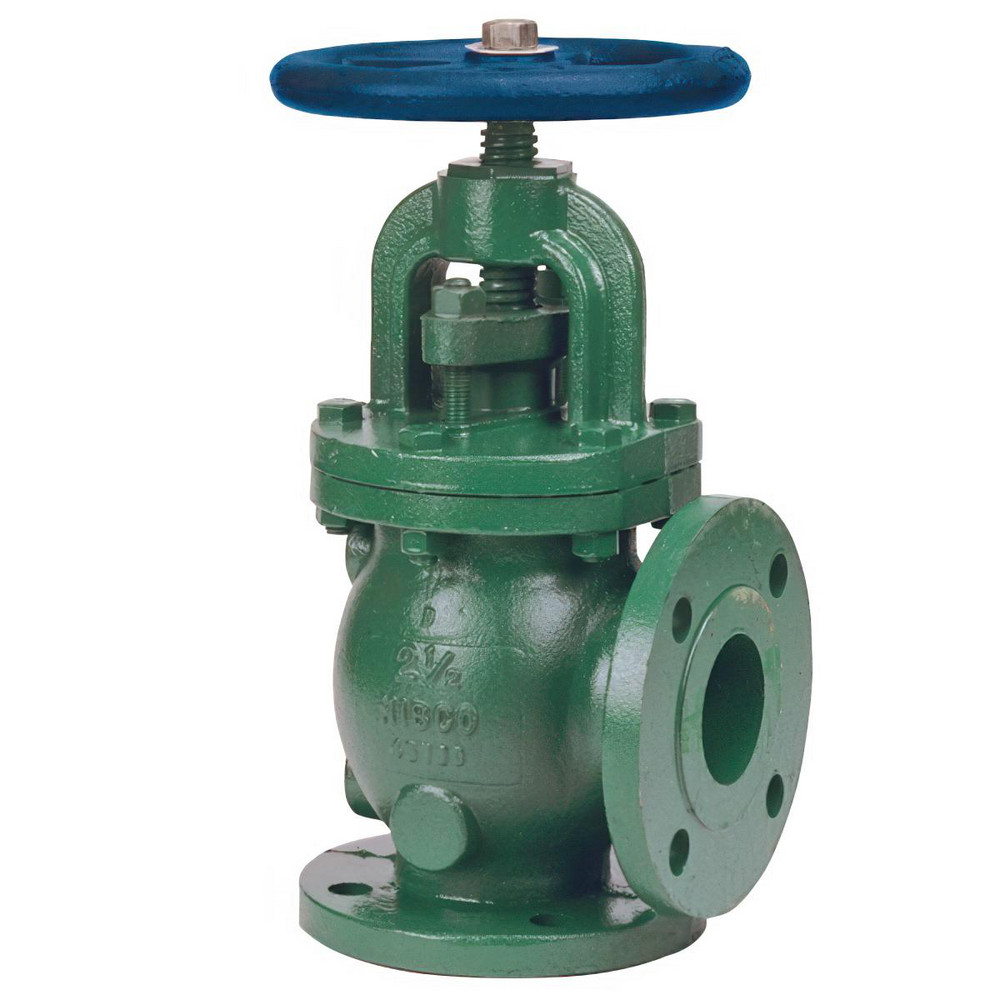 NIBCO 2-1/2" Pipe, Flanged-Raised Face Ends, Iron Outside Screw & Yoke Globe Valve - NHD800E