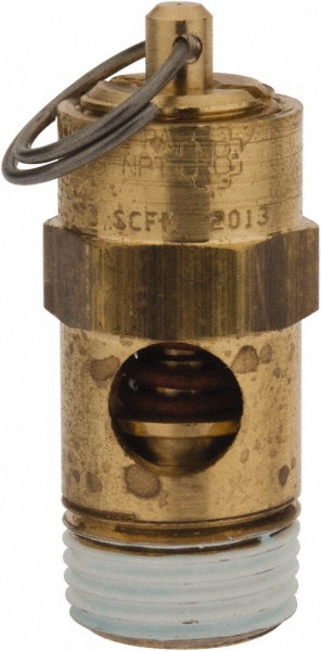Conrader ASME Safety Relief Valve: 3/8" Inlet, 178 CFM, 200 Max psi - SRV38-200