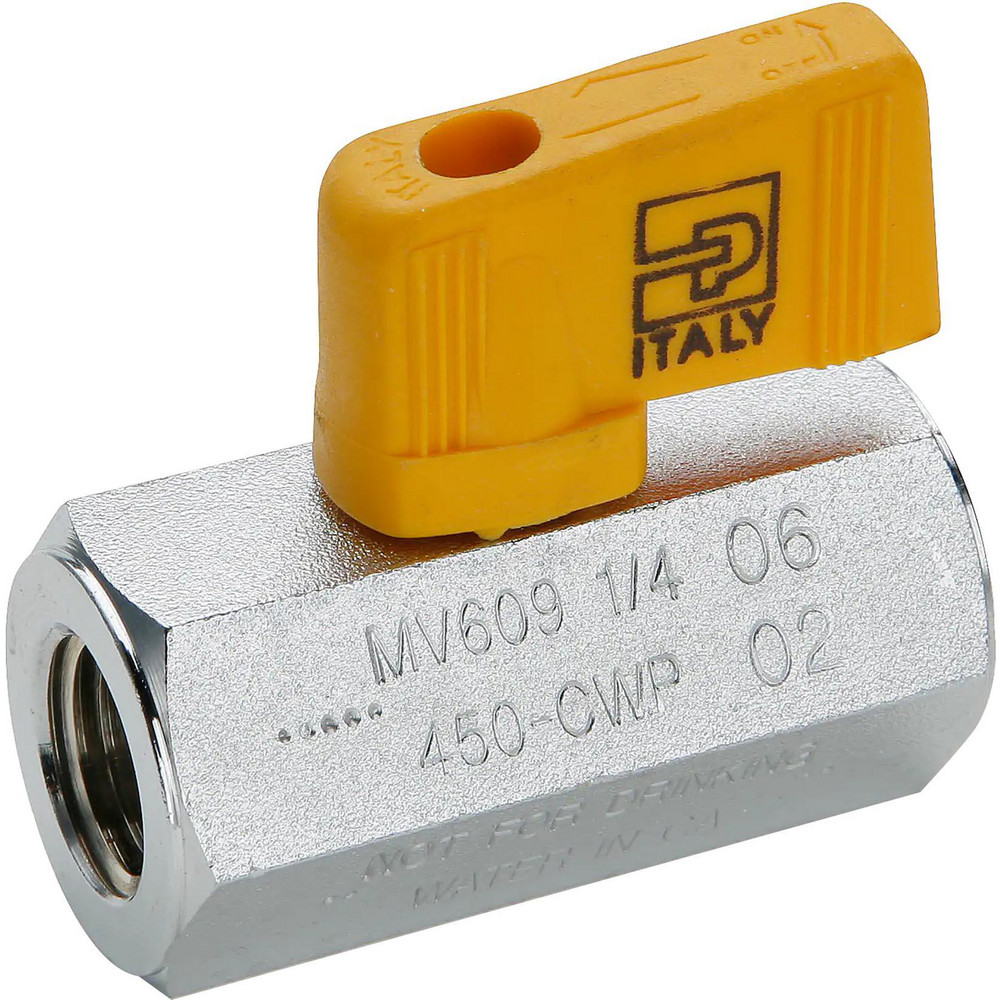 Parker Miniature Manual Ball Valve: 3/8 x 1/4" Pipe - MV609-6-4