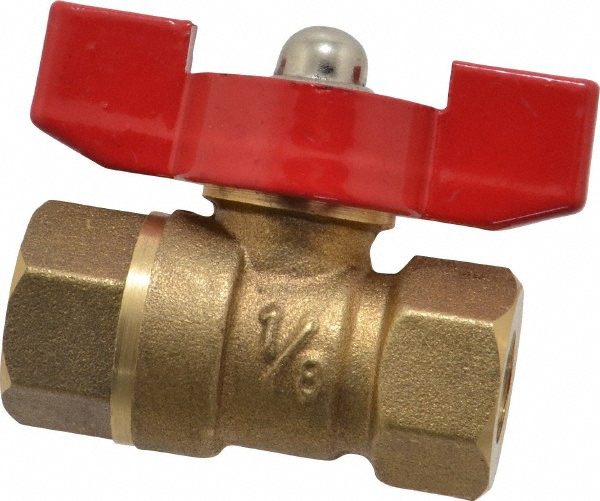 Parker Miniature Manual Ball Valve: 3/8 x 1/4" Pipe - MV609-6-4