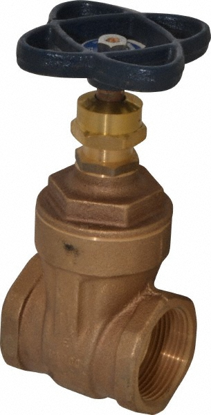 Legend Valve Gate Valve: Non-Rising Stem, 1" Pipe, Threaded, Stainless Steel - 113-405