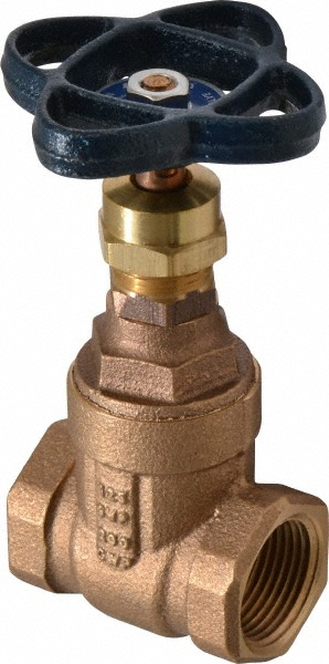 Legend Valve Gate Valve: Non-Rising Stem, 1" Pipe, Threaded, Stainless Steel - 113-405