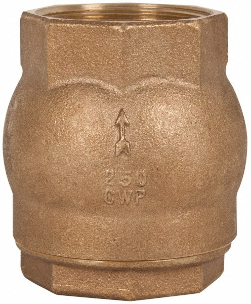 Milwaukee Valve Check Valve: 1-1/4" Pipe - 509T-114