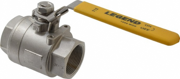 VNE Sanitary Manual Ball Valve: 2" Pipe, Full Port - EG90CC-62.0