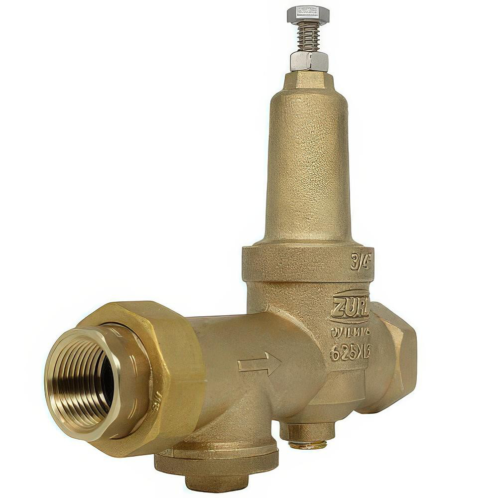 Zurn Pressure Reducing Valves: Pipe Size: 0.75; End Connection: Solder x FNPT; Body Material: Bronze - 34-625XL3C