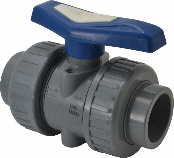 Simtech True Union Manual Ball Valve: 3/4" Pipe, Full Port - TBB 302 1 007