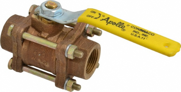 NIBCO Standard Manual Ball Valve: 3/4" Pipe, Full Port - NJ83A08