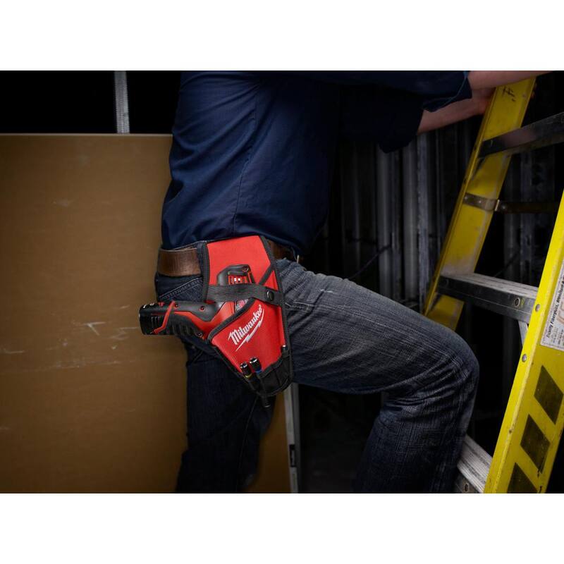 Milwaukee General Contractor Work Belt with Suspension Rig & 1-Pocket M12 Tool Holster - 48-22-8120-2335-20