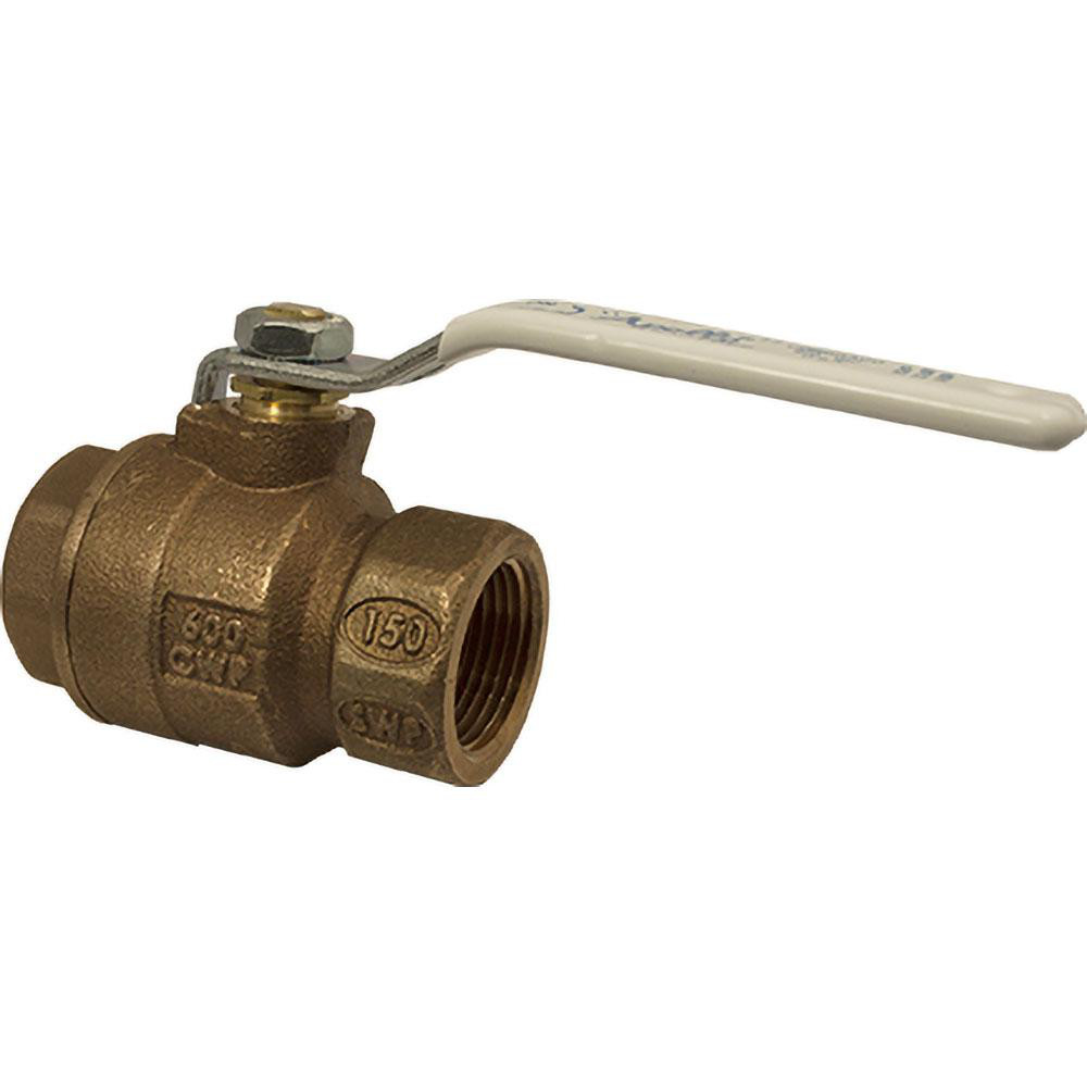 Apollo® Manual Ball Valve: 3/4" Pipe, Full Port, Lead-Free Bronze - 77CLF10401A